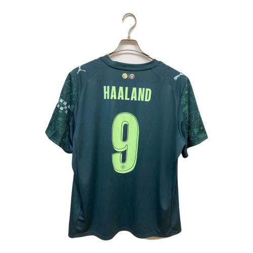 マンチェスターシティ (マンチェスター・シティ) サッカーユニフォーム 782692-04 25-26シーズン 4th レプリカ 半袖 SIZE XL グリーン　アーリング・ハーランド【9】