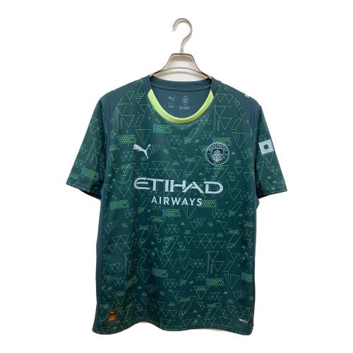 マンチェスターシティ (マンチェスター・シティ) サッカーユニフォーム 782692-04 25-26シーズン 4th レプリカ 半袖 SIZE XL グリーン　アーリング・ハーランド【9】
