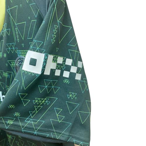 マンチェスターシティ (マンチェスター・シティ) サッカーユニフォーム 782692-04 25-26シーズン 4th レプリカ 半袖 SIZE XL グリーン　アーリング・ハーランド【9】