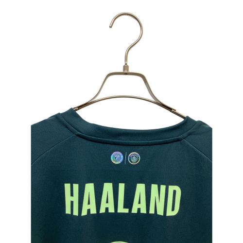 マンチェスターシティ (マンチェスター・シティ) サッカーユニフォーム 782692-04 25-26シーズン 4th レプリカ 半袖 SIZE XL グリーン　アーリング・ハーランド【9】