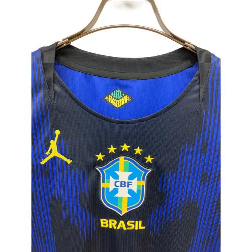 ブラジル代表 (ブラジルダイヒョウ) サッカーユニフォーム IU1072-417 2026シーズン アウェイ 半袖 SIZE L ネイビー