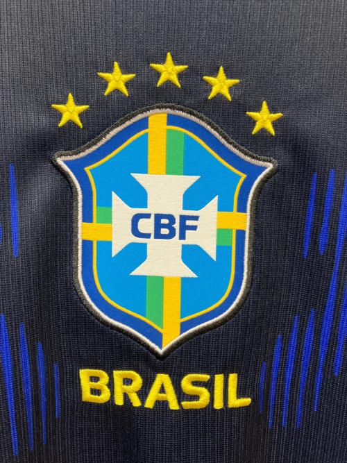 ブラジル代表 (ブラジルダイヒョウ) サッカーユニフォーム IU1072-417 2026シーズン アウェイ 半袖 SIZE L ネイビー