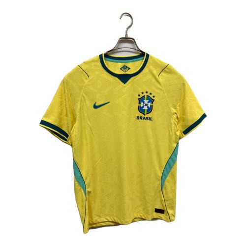 ブラジル代表 (ブラジルダイヒョウ) サッカーユニフォーム IB5143-724 2026シーズン ホーム オーセンティック SIZE M イエロー
