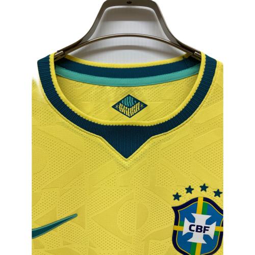 ブラジル代表 (ブラジルダイヒョウ) サッカーユニフォーム IB5143-724 2026シーズン ホーム オーセンティック SIZE M イエロー
