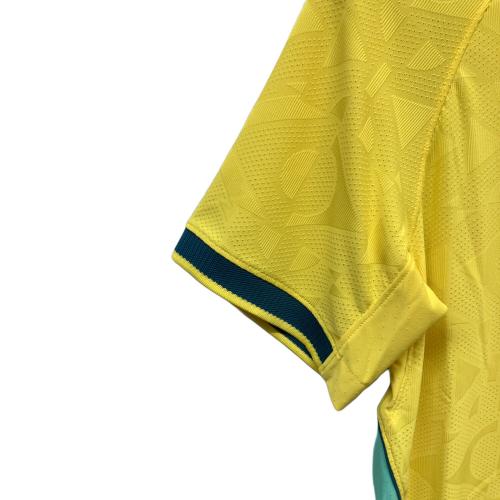 ブラジル代表 (ブラジルダイヒョウ) サッカーユニフォーム IB5143-724 2026シーズン ホーム オーセンティック SIZE M イエロー
