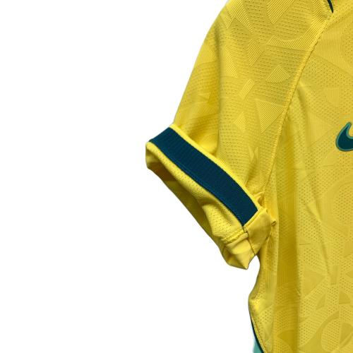ブラジル代表 (ブラジルダイヒョウ) サッカーユニフォーム IB5143-724 2026シーズン ホーム オーセンティック SIZE M イエロー