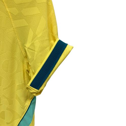 ブラジル代表 (ブラジルダイヒョウ) サッカーユニフォーム IB5143-724 2026シーズン ホーム オーセンティック SIZE M イエロー