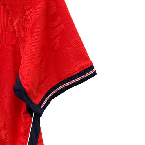 イングランド代表 (イングランドダイヒョウ) サッカーユニフォーム IB5195-624 2026シーズン アウェイ 半袖 SIZE M レッド