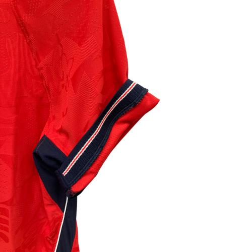 イングランド代表 (イングランドダイヒョウ) サッカーユニフォーム IB5195-624 2026シーズン アウェイ 半袖 SIZE M レッド