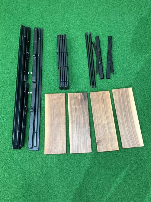 RATEL WORKS (ラーテルワークス) アウトドアテーブル IGT規格 約81×42.5×41cm ウッドパネルテーブル
