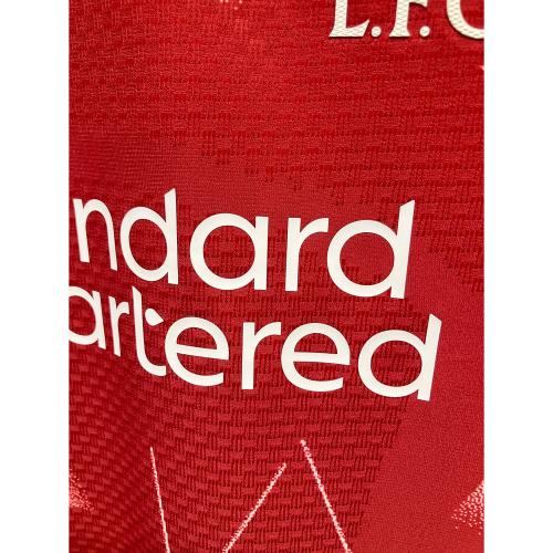 リバプールFC サッカーユニフォーム KA6851 26-27シーズン ホーム オーセンティック 半袖 SIZE XL レッド　ドミニク・ソボスライ【8】