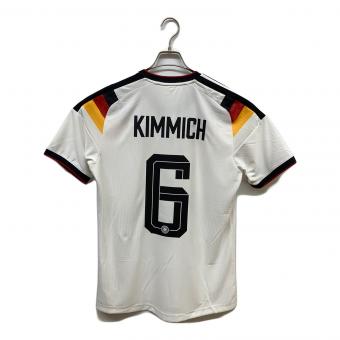 ドイツ代表 (ドイツダイヒョウ) サッカーユニフォーム JN2066 2026シーズン オーセンティック ホーム 半袖 SIZE XL ホワイト　ヨシュア・キミッヒ【6】