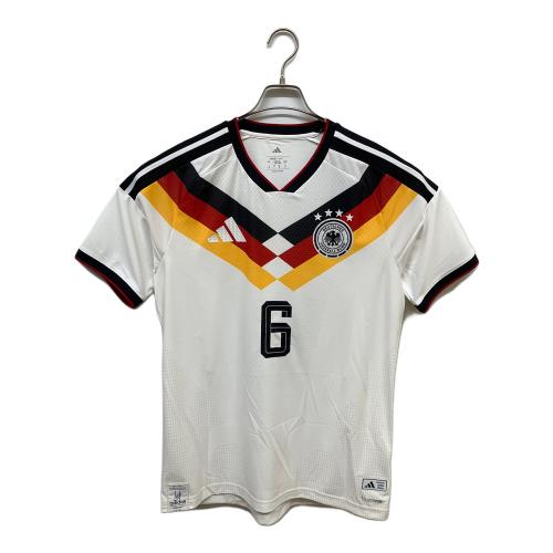 ドイツ代表 (ドイツダイヒョウ) サッカーユニフォーム JN2066 2026シーズン オーセンティック ホーム 半袖 SIZE XL ホワイト　ヨシュア・キミッヒ【6】