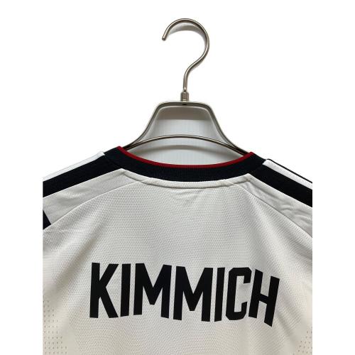 ドイツ代表 (ドイツダイヒョウ) サッカーユニフォーム JN2066 2026シーズン オーセンティック ホーム 半袖 SIZE XL ホワイト　ヨシュア・キミッヒ【6】