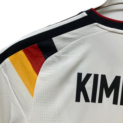 ドイツ代表 (ドイツダイヒョウ) サッカーユニフォーム JN2066 2026シーズン オーセンティック ホーム 半袖 SIZE XL ホワイト　ヨシュア・キミッヒ【6】