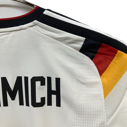 ドイツ代表 (ドイツダイヒョウ) サッカーユニフォーム JN2066 2026シーズン オーセンティック ホーム 半袖 SIZE XL ホワイト　ヨシュア・キミッヒ【6】