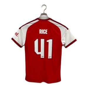 アーセナルFC サッカーユニフォーム JZ3165 26-27シーズン ホーム オーセンティック SIZE XL レッド　デクラン・ライス【41】