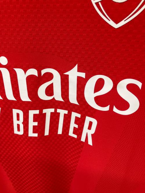 アーセナルFC サッカーユニフォーム JZ3165 26-27シーズン ホーム オーセンティック SIZE XL レッド　デクラン・ライス【41】