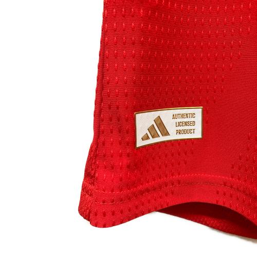 アーセナルFC サッカーユニフォーム JZ3165 26-27シーズン ホーム オーセンティック SIZE XL レッド　デクラン・ライス【41】