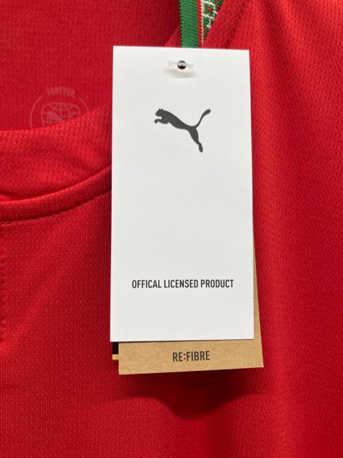 モロッコ代表 サッカーユニフォーム 783317-01 2026シーズン ホーム レプリカ 半袖 SIZE L レッド　	アクラフ・ハキミ【2】
