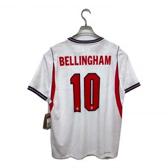 イングランド代表 (イングランドダイヒョウ) サッカーユニフォーム IB5153-100 2026シーズン ホーム オーセンティック SIZE L ホワイト　ジュード・ベリンガム【10】
