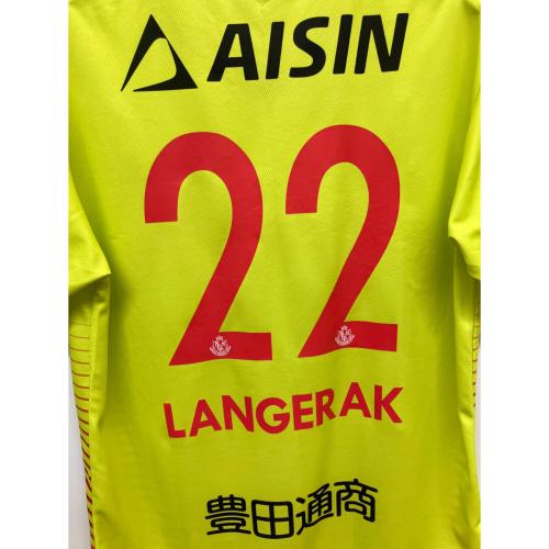名古屋グランパス (ナゴヤグランパス) サッカーユニフォーム P2JA8Y08 2018シーズン 2nd ゴールキーパーユニフォーム SIZE L イエロー