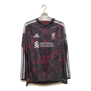 adidas (アディダス) サッカーユニフォーム KB8283 26/27 サード オーセンティック 長袖ユニフォーム 3XL ブラック・ボルドー　リヴァプールFC
