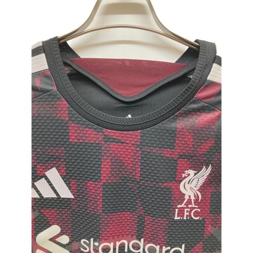 adidas (アディダス) サッカーユニフォーム KB8283 26/27 サード オーセンティック 長袖ユニフォーム 3XL ブラック・ボルドー　リヴァプールFC