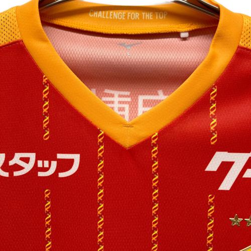 名古屋グランパス (ナゴヤグランパス) サッカーユニフォーム P2JADY7001 26/27 ホーム レプリカユニフォーム  SIZE L レッド・オレンジ