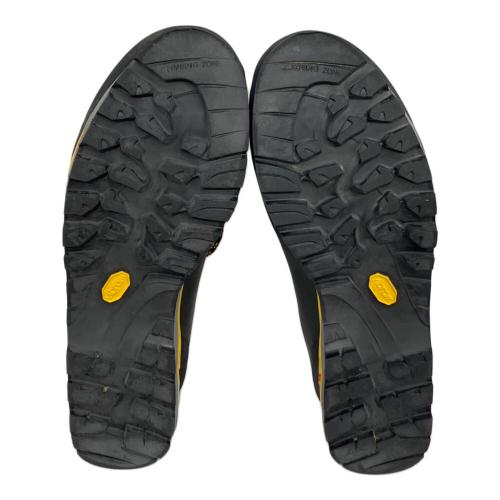 LA SPORTIVA (スポルティバ) Trango Tech Leather GTX ハイカット(ハードソール) トレッキングシューズ SIZE 43 約27.5cm ブラック×イエロー