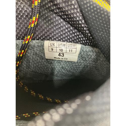 LA SPORTIVA (スポルティバ) Trango Tech Leather GTX ハイカット(ハードソール) トレッキングシューズ SIZE 43 約27.5cm ブラック×イエロー