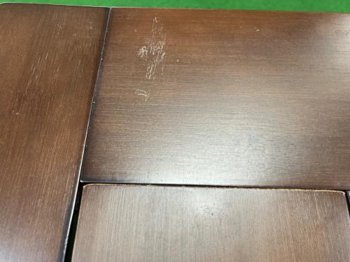 Hilander (ハイランダー) アウトドアテーブル 約90×60×45cm ダークブラウン シェフテーブル