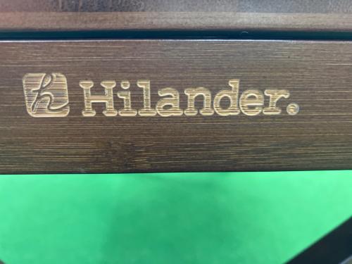 Hilander (ハイランダー) アウトドアテーブル 約90×60×45cm ダークブラウン シェフテーブル