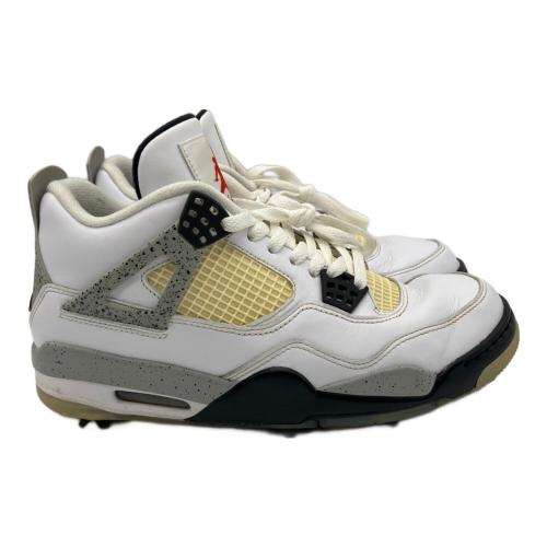 NIKE (ナイキ) ゴルフシューズ CU9981-100 Air Jordan 4 Retro Golf
