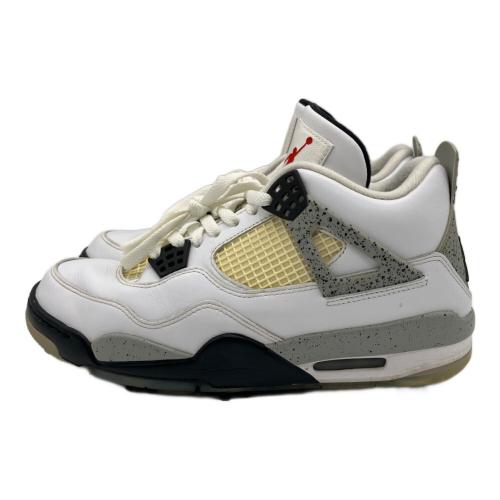 NIKE (ナイキ) ゴルフシューズ CU9981-100 Air Jordan 4 Retro Golf
