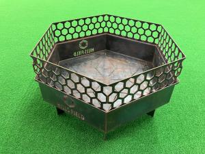 HILLS FIELD (ヒルズフィールド) フリー座(黒皮鉄) 焚火台用品