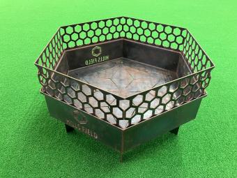 HILLS FIELD (ヒルズフィールド) フリー座(黒皮鉄) 焚火台用品