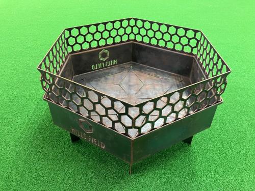 HILLS FIELD (ヒルズフィールド) フリー座(黒皮鉄) 焚火台用品