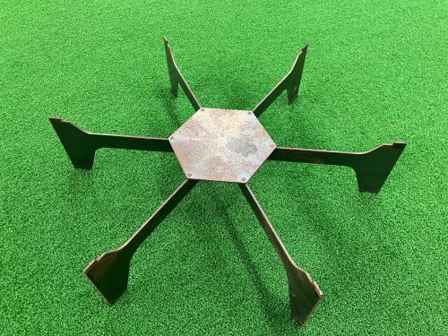 HILLS FIELD (ヒルズフィールド) フリー座(黒皮鉄) 焚火台用品