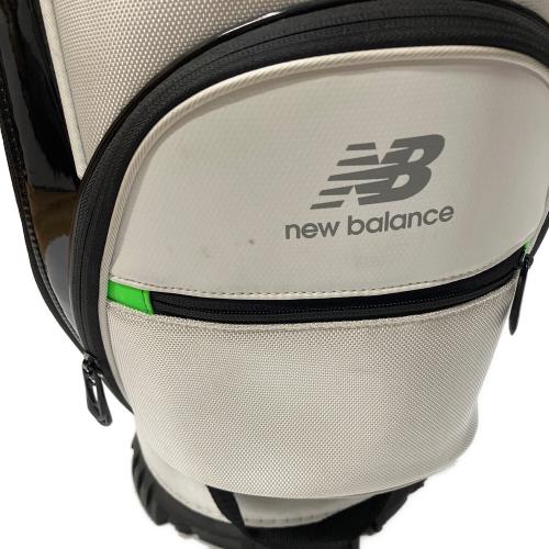 NEW BALANCE (ニューバランス) キャディバッグ 5分割・9.5型/012-2980002 ホワイト×グリーン