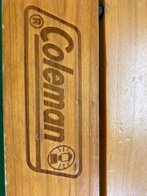 Coleman (コールマン) アウトドアテーブル 2000026802 約112×70×70cm ブラウン ナチュラルウッドロールテーブル クラシック(110)