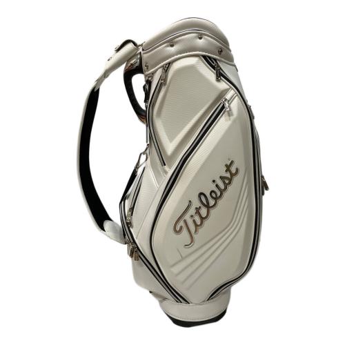 Titleist (タイトリスト) キャディバッグ CB022 カートタイプ 9型 5分割 ホワイト エレガントスポーツスリムキャディバッグ