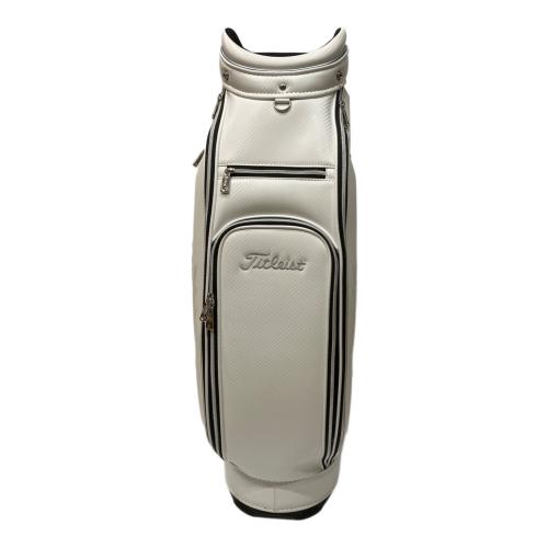 Titleist (タイトリスト) キャディバッグ CB022 カートタイプ 9型 5分割 ホワイト エレガントスポーツスリムキャディバッグ