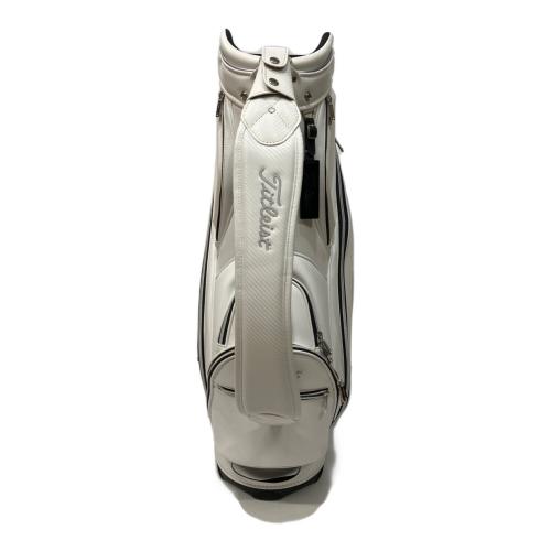 Titleist (タイトリスト) キャディバッグ CB022 カートタイプ 9型 5分割 ホワイト エレガントスポーツスリムキャディバッグ