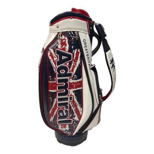 Admiral (アドミラル) キャディバッグ ユニオンジャック ネイビー×レッド GREAT BRITAIN
