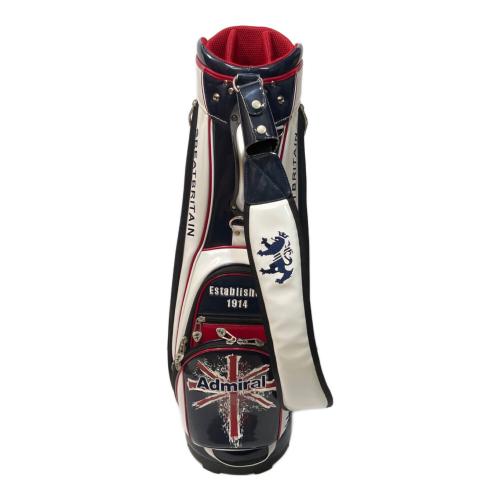 Admiral (アドミラル) キャディバッグ ユニオンジャック ネイビー×レッド GREAT BRITAIN