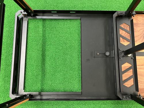 WANTKEY CAMP (ウォンキーキャンプ) アウトドアテーブル ブラック ZR-TABLEフルオプション