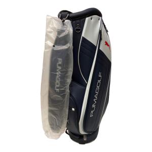 PUMA (プーマ) キャディバッグ 9.0型 37L 2026年モデル ネイビー サイドステッチPUベーシックキャディバッグ