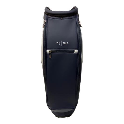 PUMA (プーマ) キャディバッグ 9.0型 37L 2026年モデル ネイビー サイドステッチPUベーシックキャディバッグ