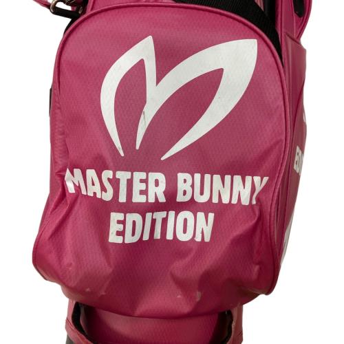 MASTER BUNNY EDITION (マスターバニーエディション) キャディバッグ 8.5型 5分割 ピンク カート型